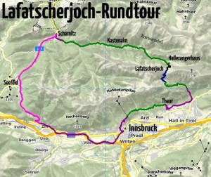 Karte Lafatscherjoch 2