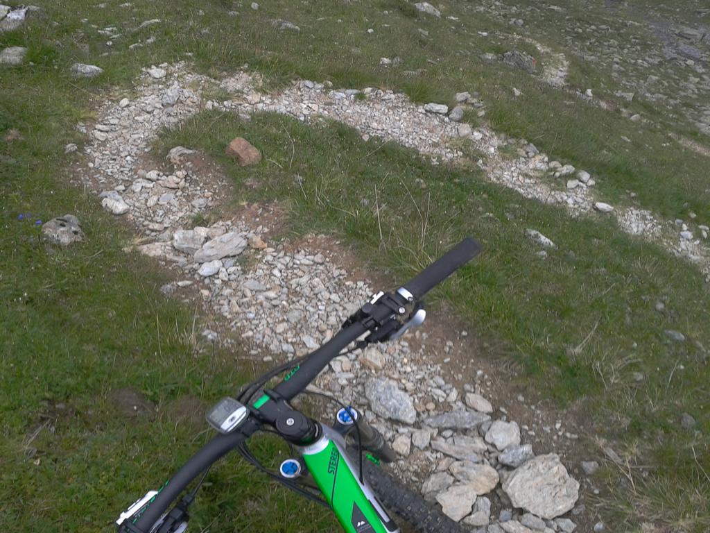 Geiseljoch, Singletrail S2